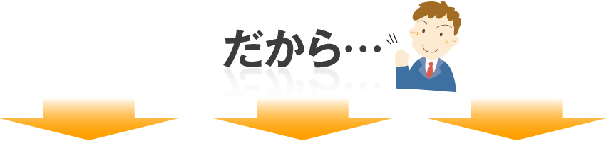 だから…