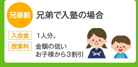兄弟で入塾